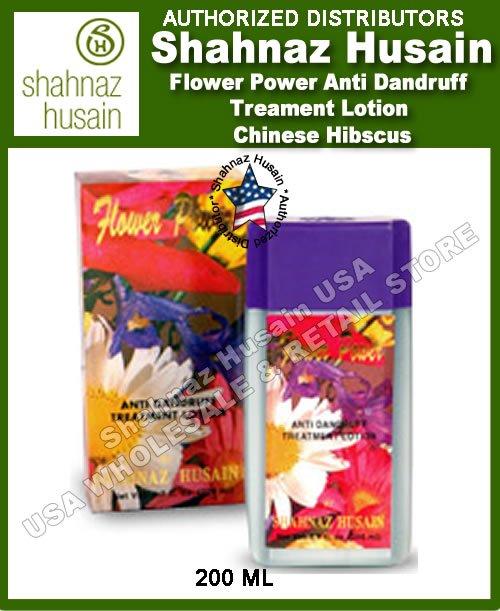 Shahnaz Husain Flower Power Anti Dandruff Treatment Lotion Chinese Hibscus