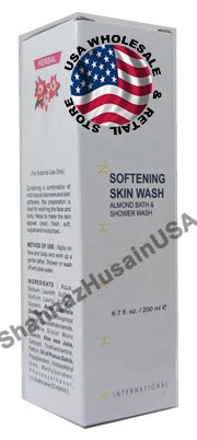 Shahnaz Husain Body Wash Softening Skin Bath And Shower Wash Almond