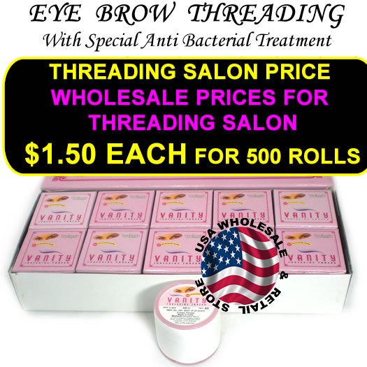 Cotton Vanity Eyebrow Threading Thread, For Professional, Large at