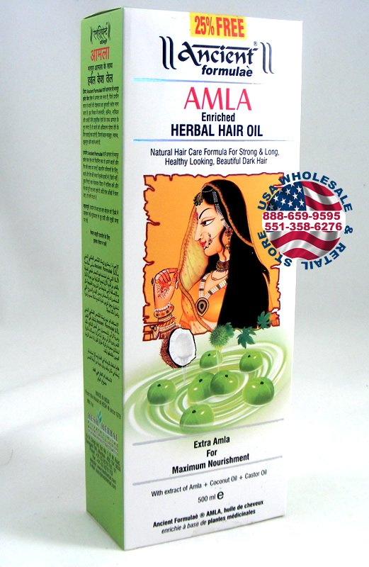 500ml HESH Herbal Amla Coconut Castor Oil Healthy Hair