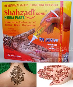 Shahzadi Henna Mehandi Tubes